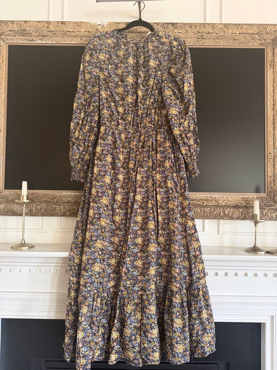 Universal Thread Dresses & Skirts - Universal Thread Floral Maxi Dress in Yellow & Navy